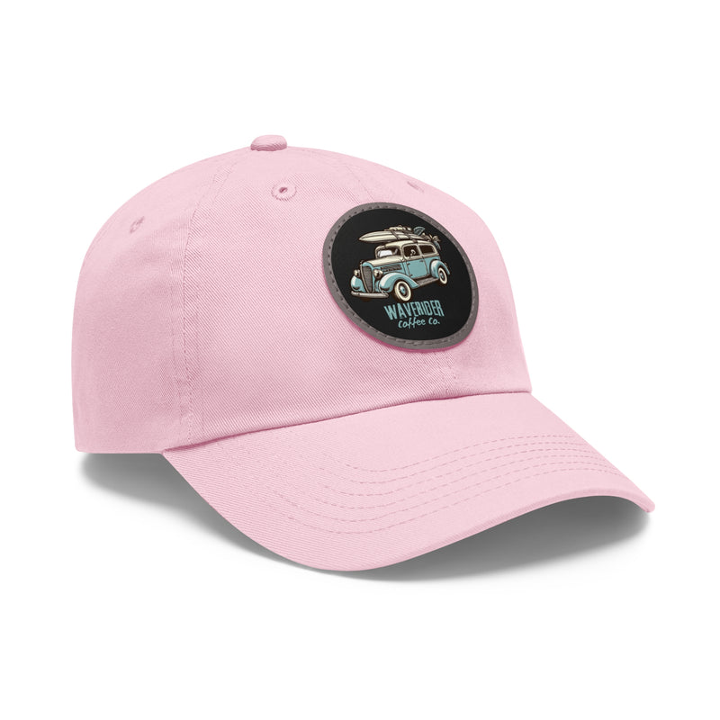 CUSTOM DESIGNED WAVERIDER COFFEE COMPANY LOGO SURF WAGON SPORT CAP