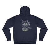 WAVERIDER COFFEE COMPANY CUSTOM DESIGNED LOGO ATTACK SPONGE FLEECE PULLOVER HOODIE