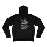 WAVERIDER COFFEE COMPANY CUSTOM DESIGNED LOGO ATTACK SPONGE FLEECE PULLOVER HOODIE