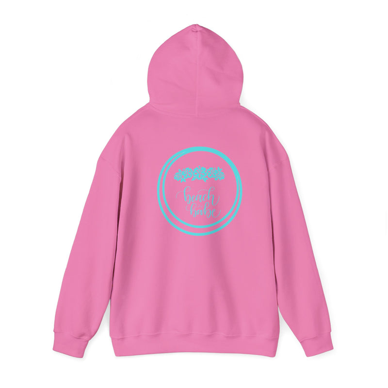 WAVERIDER COFFEE COMPANY BEACH BABE LOGO DESIGNED PULLOVER HOODIE