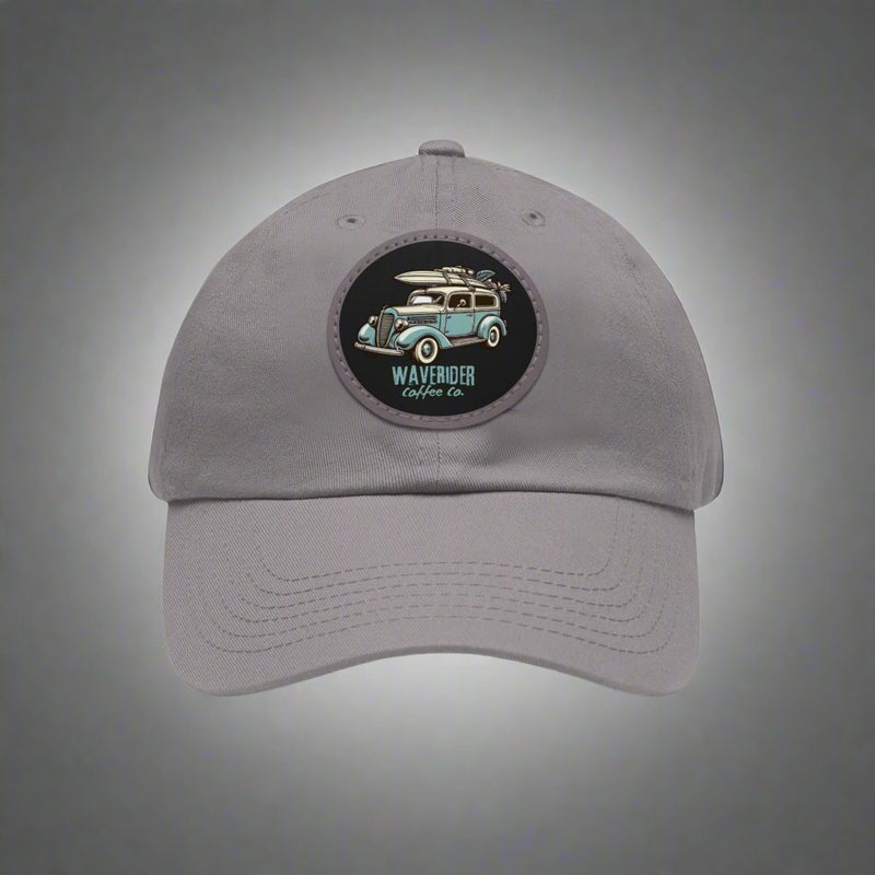 CUSTOM DESIGNED WAVERIDER COFFEE COMPANY LOGO SURF WAGON SPORT CAP