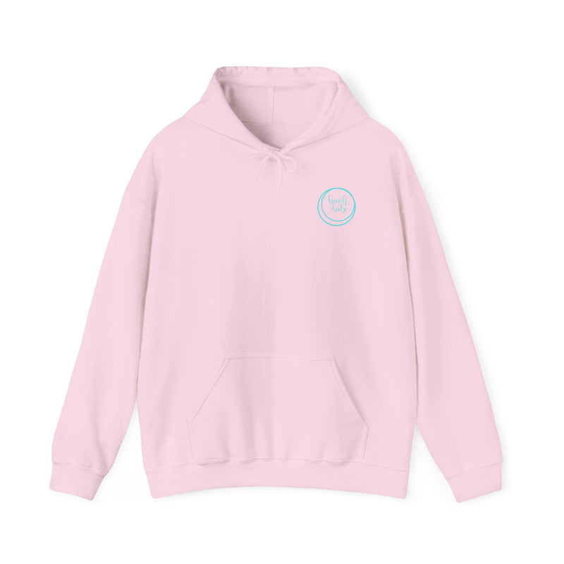 WAVERIDER COFFEE COMPANY BEACH BABE LOGO DESIGNED PULLOVER HOODIE