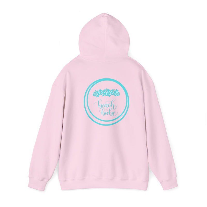 WAVERIDER COFFEE COMPANY BEACH BABE LOGO DESIGNED PULLOVER HOODIE