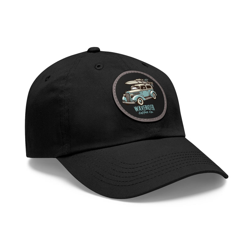 CUSTOM DESIGNED WAVERIDER COFFEE COMPANY LOGO SURF WAGON SPORT CAP