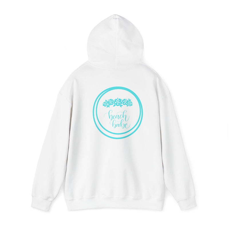 WAVERIDER COFFEE COMPANY BEACH BABE LOGO DESIGNED PULLOVER HOODIE