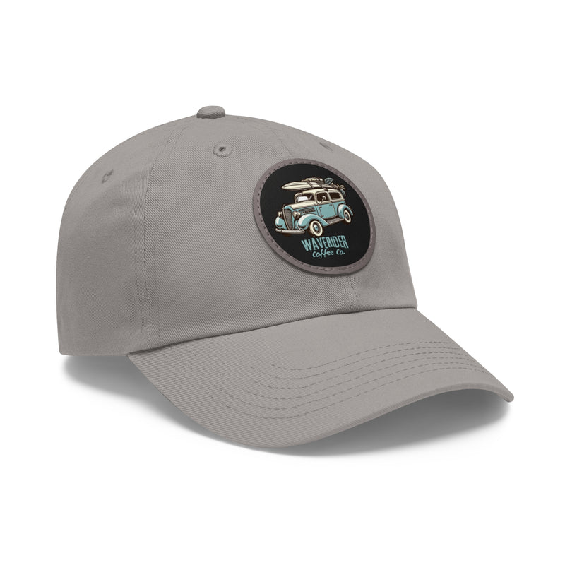 CUSTOM DESIGNED WAVERIDER COFFEE COMPANY LOGO SURF WAGON SPORT CAP