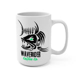 Enjoy Waverider Coffee Company Brand Designed Attack Line Coffee Mug 15oz