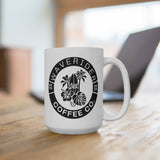 This is the Waverider Coffee Company Brand Logo Surfing Coffee Mug 15oz