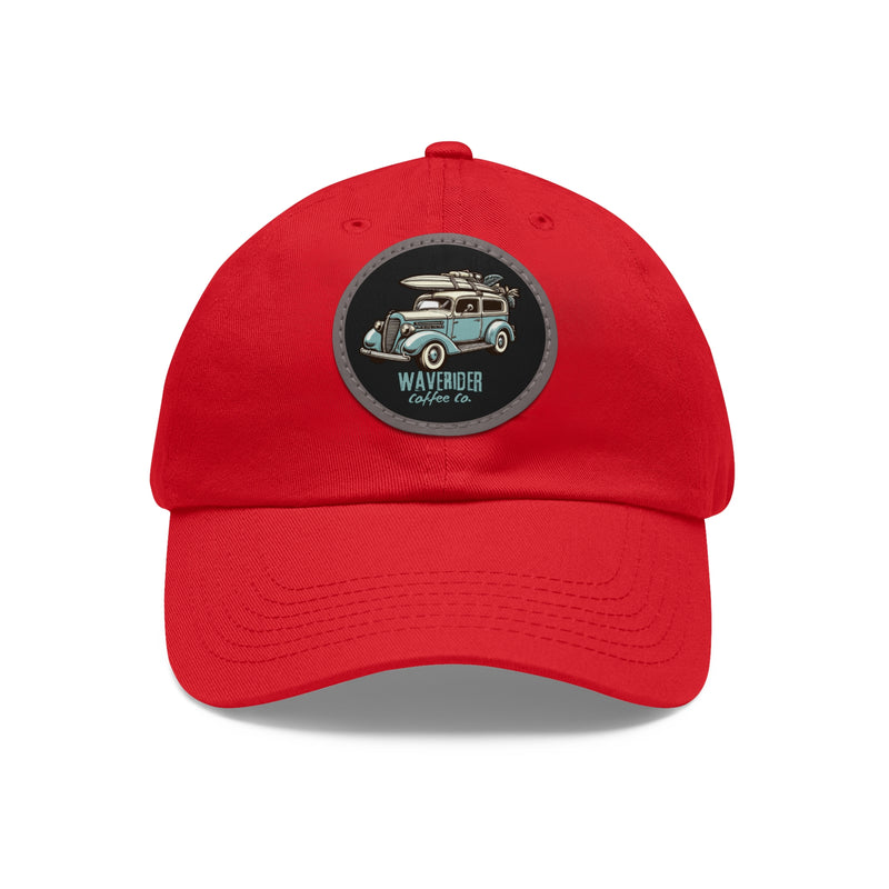 CUSTOM DESIGNED WAVERIDER COFFEE COMPANY LOGO SURF WAGON SPORT CAP