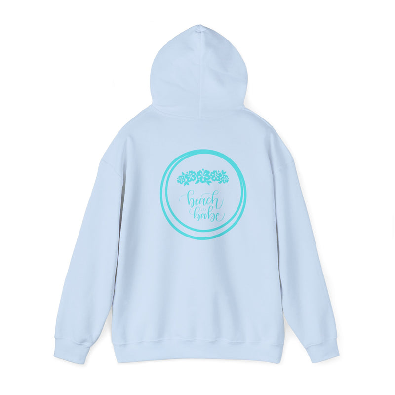 WAVERIDER COFFEE COMPANY BEACH BABE LOGO DESIGNED PULLOVER HOODIE