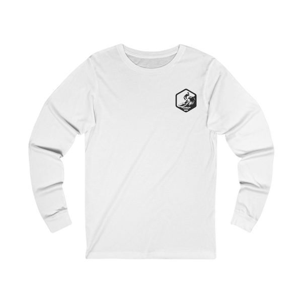 Custom Waverider Coffee Company Logo Designed Jersey Long Sleeve Tee