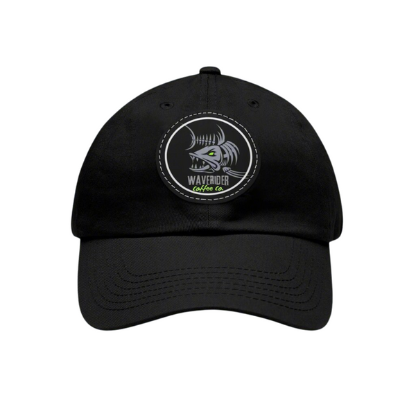 CUSTOM DESIGNED WAVERIDER COFFEE COMPANY LOGO ATTACK SURF SPORT CAP